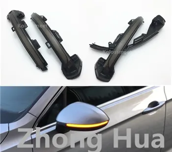 

Kolossmeet for vw Passat B8 Variant Arteon Dynamic Blinker LED Sequential Turn Signal Light Mirror Indicator 2016 2017 2018 2019