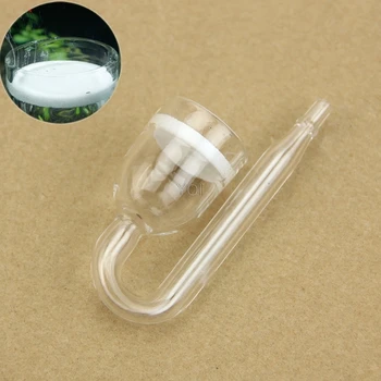 

New CO2 Nano Diffuser Glass Ceramic For Plant Fish Tank Aquarium 2018 Hot