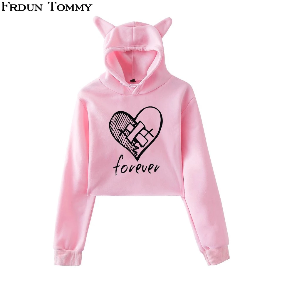 Frdun Tommy xxxtentacion толстовки с капюшоном сексуальная девушка кошачьи ушки Мода рэпер
