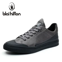 blaibilton Brand 2017 Men Shoes Casual Genuine Leather Flat Luxury Fashion Designer Brand Male Shoes Breathable Footwear SD7122
