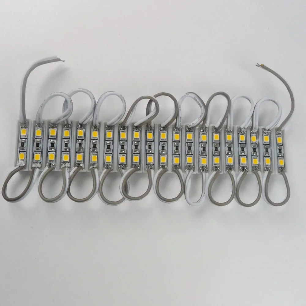 

100X SMD 2835 2 LED Module DC12V Waterproof for Advertising light words Back light
