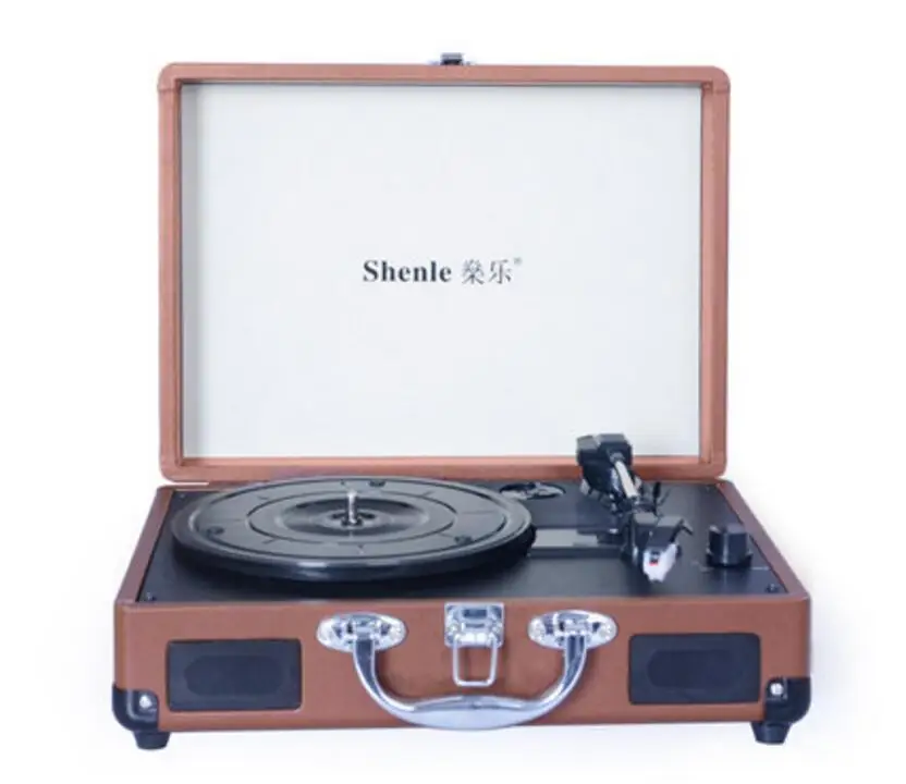 Nostalgic Portable suitcase phonograph gramophone vinyl portable stereo