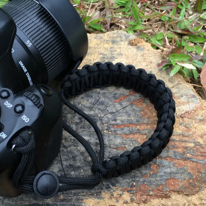 

arguci Manual Weaved Camera Strap Plaited Tactical DSLR Belt Anti-lost Colorful Waist Strap