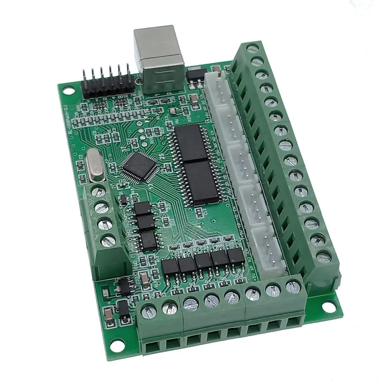 Billige Fahrer bord CNC USB MACH3 100Khz breakout board 5 achse schnittstelle fahrer motion controller