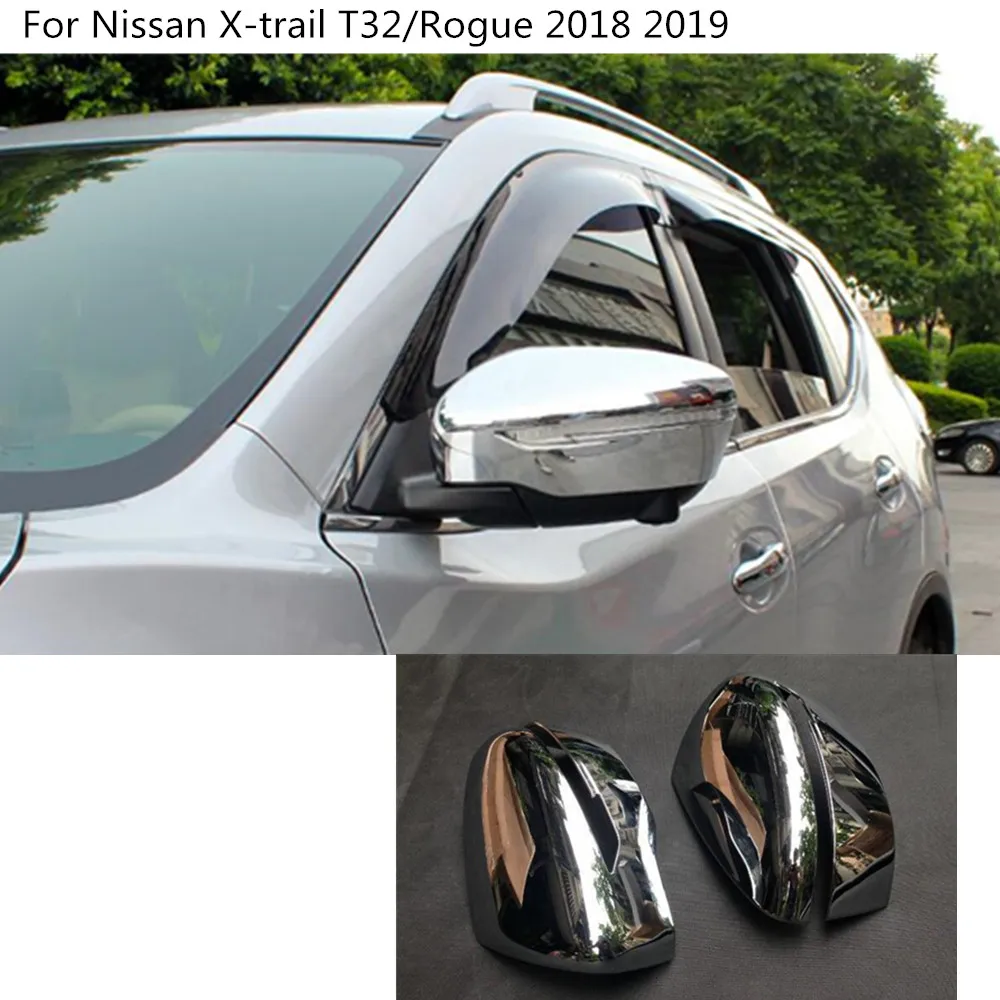 font b Car b font ABS chrome rear view Rearview Side glass font b Mirror