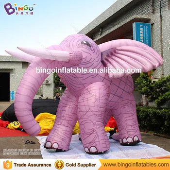 

Free Shipping animal type giant 3 meters long inflatable elephant model for carnival amusement park cute decoration 2018 Newly