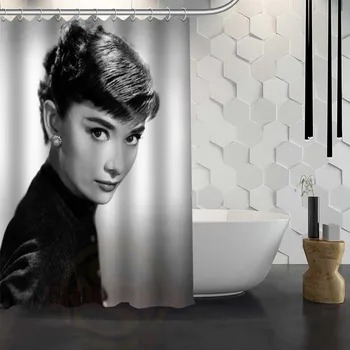 

Audrey Hepburn Shower Curtain Pattern Customized Shower Curtain Bathroom Fabric For Bathroom Decor Size Hsq326013m