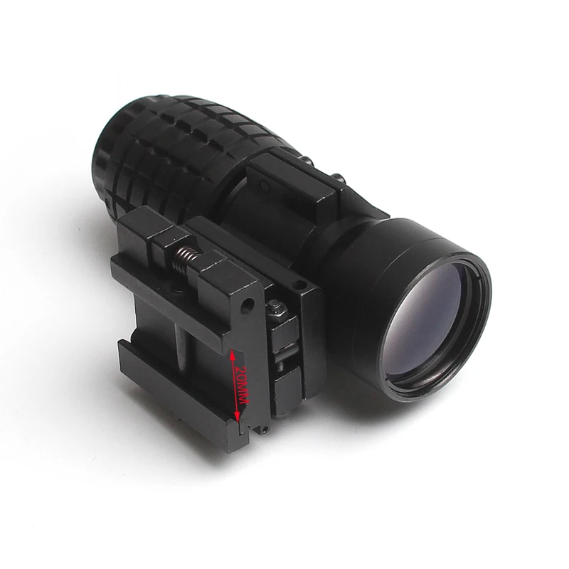 Airsoft 3X30mm Magnifying Scope Focus Adjusted With Flip Up Mount For Hunting Free Shipping RL6-0059-05