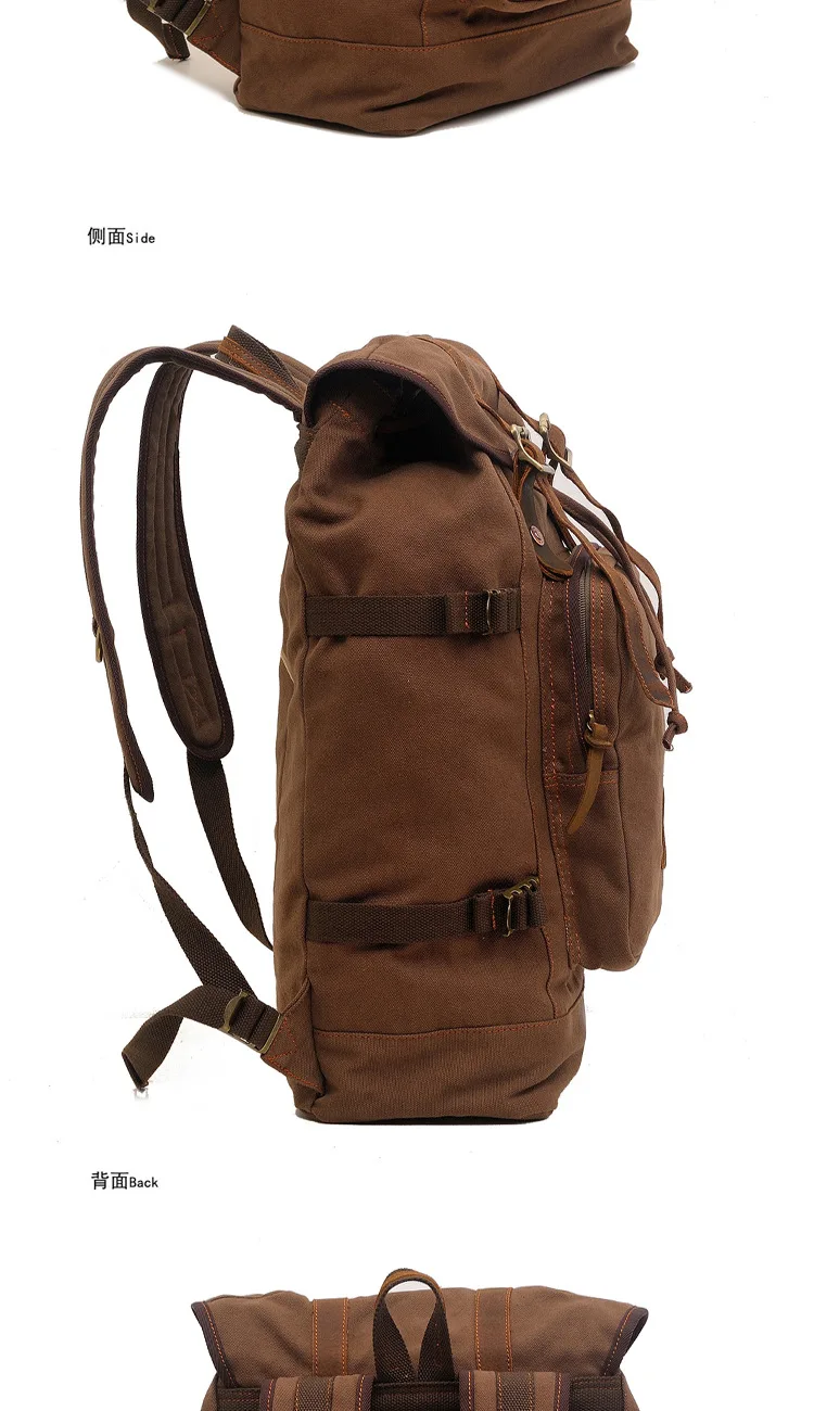AUGUR модный Мужской винтажный холщовый рюкзак для девочек-подростков, школьная сумка для путешествий, вместительные рюкзаки для ноутбука, сумки