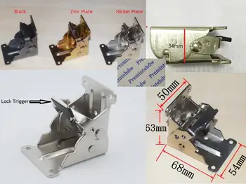 

2Pcs/Lot 90 Degrees Locking Folding Hinge Hinges With Screws Dinning Table Furniture Leg RV