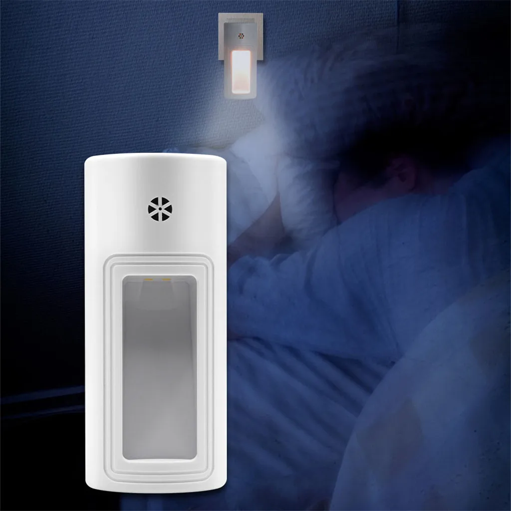 

2019 Plug-in Night Light Warm White LED Nightlight Lamp Dusk-to-Dawn Sensor convenient and practical Night Light product