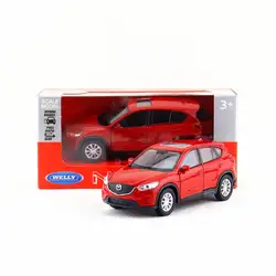 1 шт. 1:36 11,5 см мини WELLY Mazda CX-5 спортивный автомобиль игрушка/машинка Модель дома Коллекция украшения Прохладный мальчик игрушка в подарок