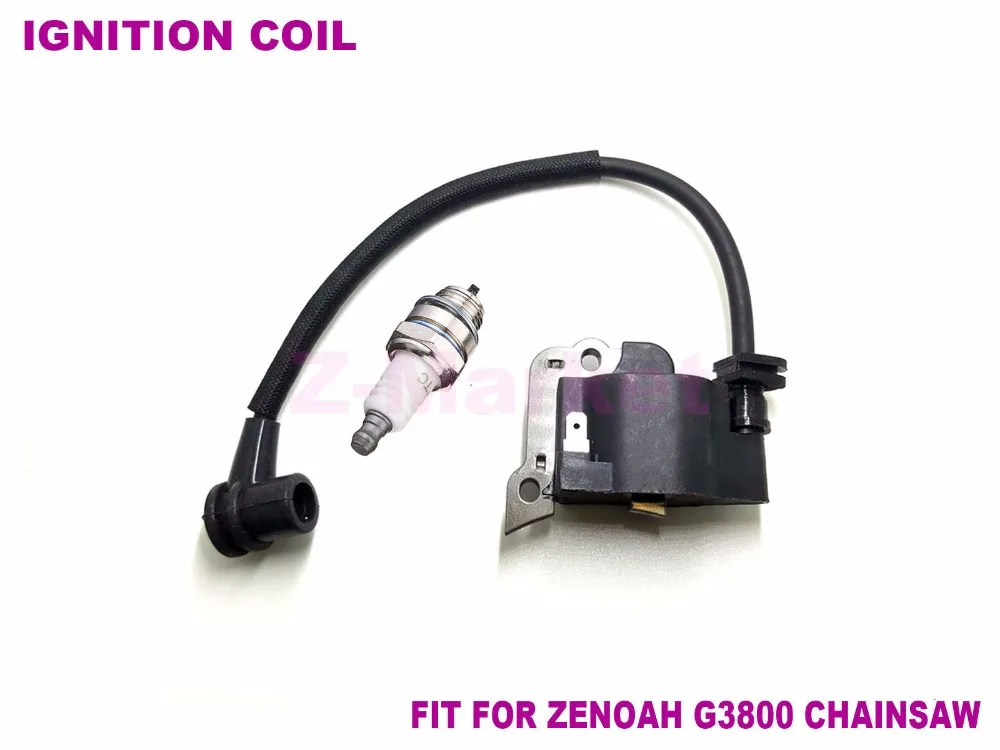 Ignition Coil With Spark Plug for ZENOAH G3800 Chinese 38CC 3800