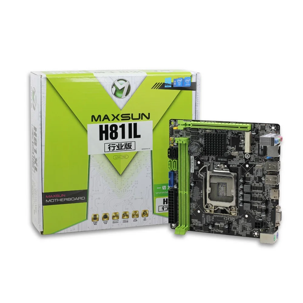 Настольная материнская плата H81 Socket LGA1150 Mini-ITX SATA3.0 PCI-E 2 * Память DDR3 i3 i5 i7 процессор UEFI BIOS оригинальная материнская плата