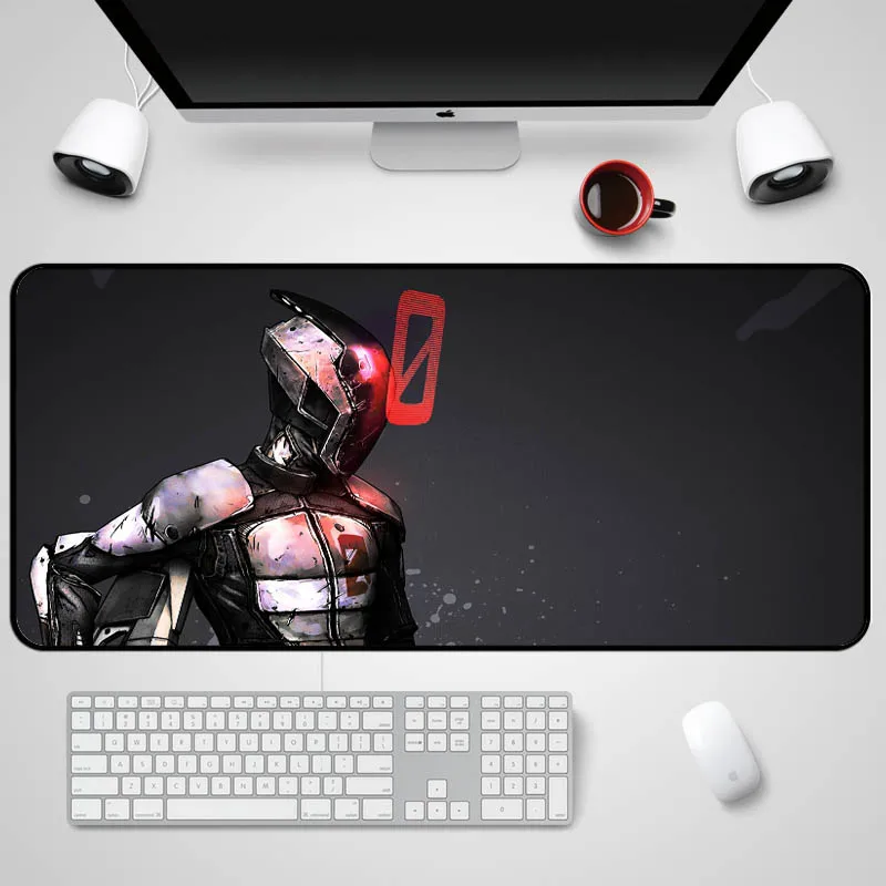 

Mairuige The Game Borderlands 2 Fps Game Mousepad Heros Zero Assissin Big Rubber Comfortable Wear Mousepad As Gift for Friend