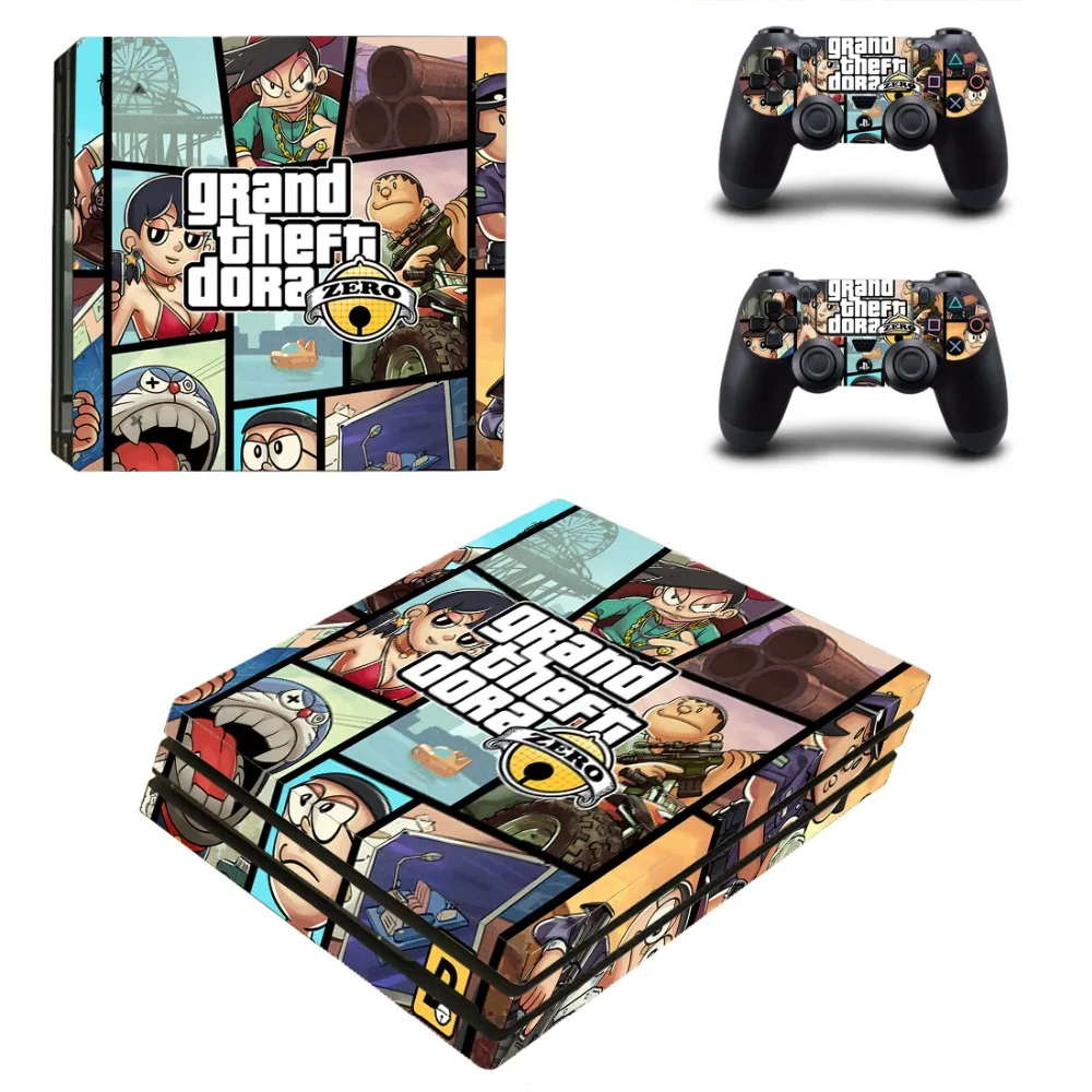 Виниловая наклейка на кожу Grand Theft Auto V GTA 5 PS4 Pro для консоли Sony Playstation 4 и 2