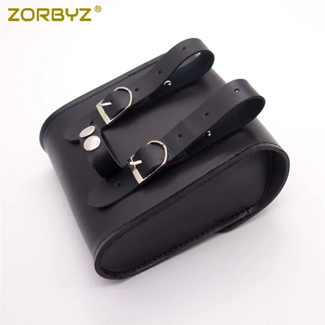 ZORBYZ Mini Motorcycle Black Faux Leather Handlebar Sissy