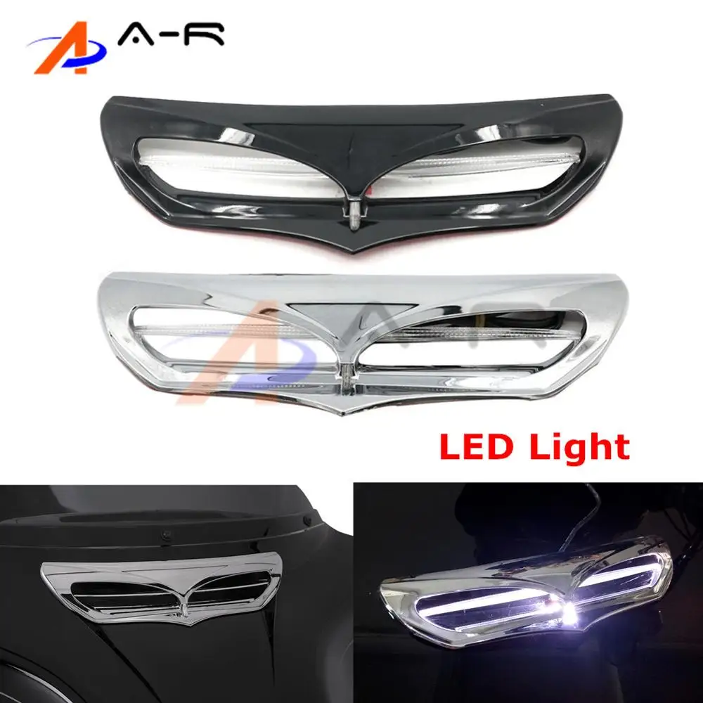 

Fairing Vent Accent Trim w/ LED Light for Harley Electra Glide Ultra Limited FLHTK/ Street Glide Special FLHXS 2014-2017