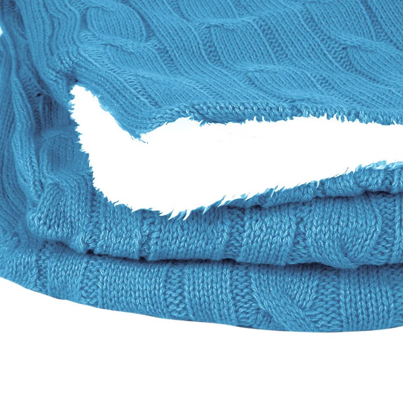 CYSINCOS Thick Baby Swaddle Wrap Knit Envelope Newborn Sleeping Bag Baby Warm Swaddling Blanket Infant Stroller Sleep Footmuff