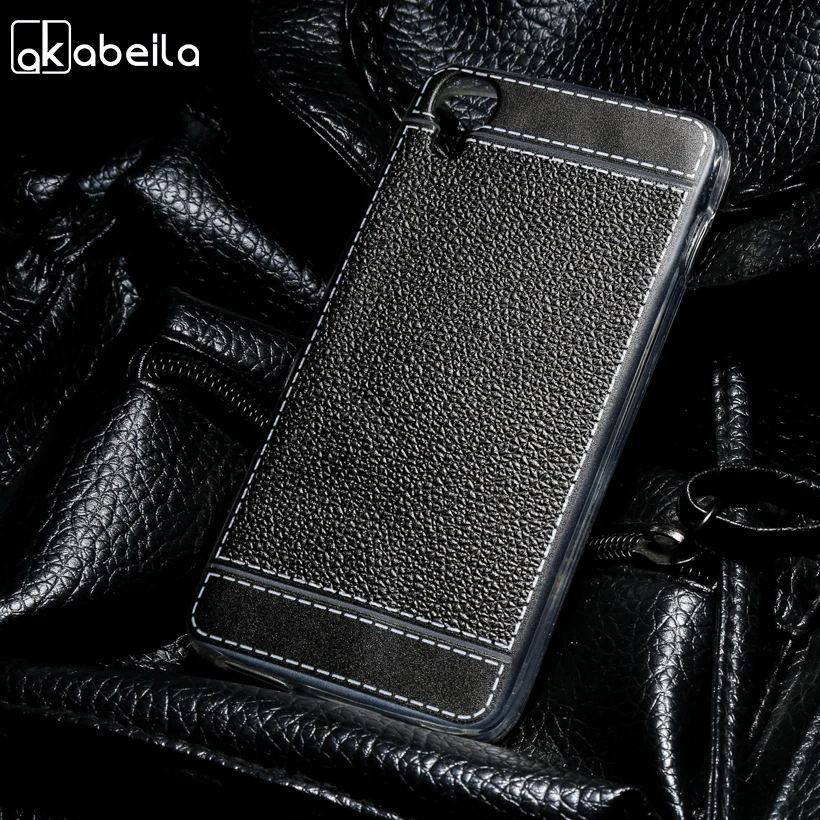 

AKABEILA Soft TPU Phone Cases For Alcatel OneTouch Idol 3 4.7 inch 6039 6039A 6039K 6039Y 6039J Covers Phone Litchi Cases