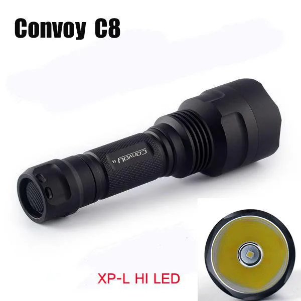 Convoy C8 XP-L HI 1000LM 7135*8 встроенный СВЕТОДИОДНЫЙ фонарь для кемпинга, пеших прогулок, рыбалки