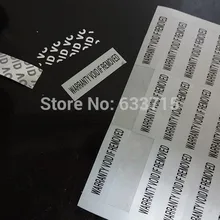 10*30 мм матовая Серебряная пустая наклейка гарантийная печать этикетка оставляющая слово "пустота", если удалена! Универсальный