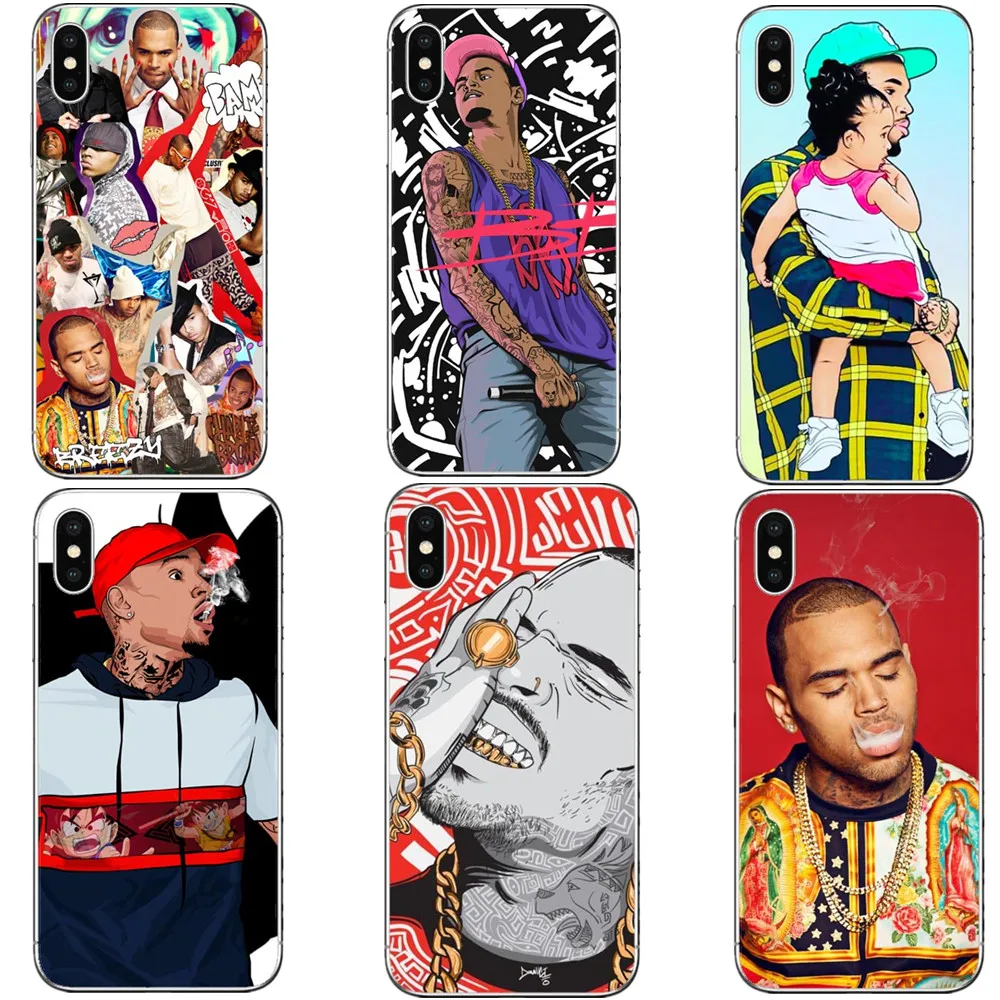 

Chris Brown Breezy RNB Hard PC Coque Phone Cases Cover for iphone 5 5S SE 6 6S Plus 7 XS Max XR 8 8 Plus X 10 5.8