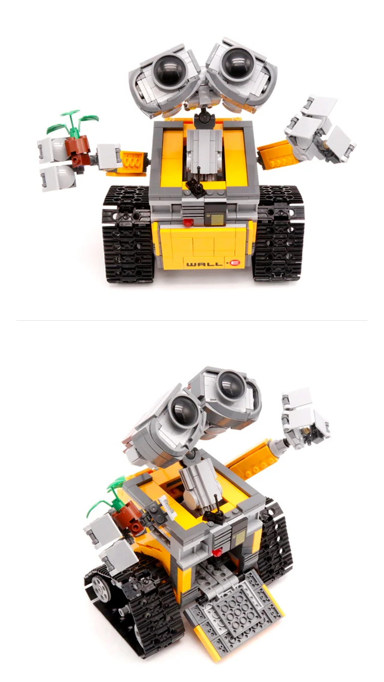 Creator 16003 Idea робот стена E фигурки строительный блок 687Pc игрушки для детей Совместимые создатели 21303