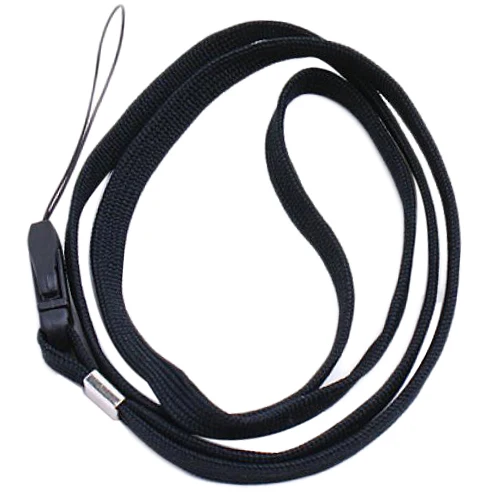Black Neck Straps Lanyards For Camera Cell Phone MP3 ID Card PDA USB Memory Sticker Badge