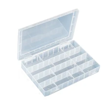 203-132H многоцелевой Чехол, пластиковая коробка, ударопрочный компонент, коробка для хранения, полипропиленовый материал с 40 квадратами, 252x182x40,5 мм