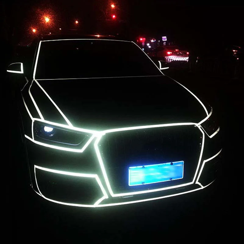 Автомобильный Стайлинг Ночная Волшебная светоотражающая лента 1 см * 5 м