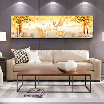 

Full Diamond Painting 5D DIY Embroidery Round Drill Deer Multiple Home Decor Arts Crafts&Sewing Needlework Cross Stitch