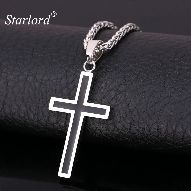 Starlord Cross Necklace & Pendant Christian Jewelry Wholesale 316L Stainless Steel Gold Color Chain Cross Necklace Men GP952 Starlord Cross Necklace & Pendant Christian Jewelry Wholesale 316L Stainless Steel Gold Color Chain Cross Necklace Men GP952