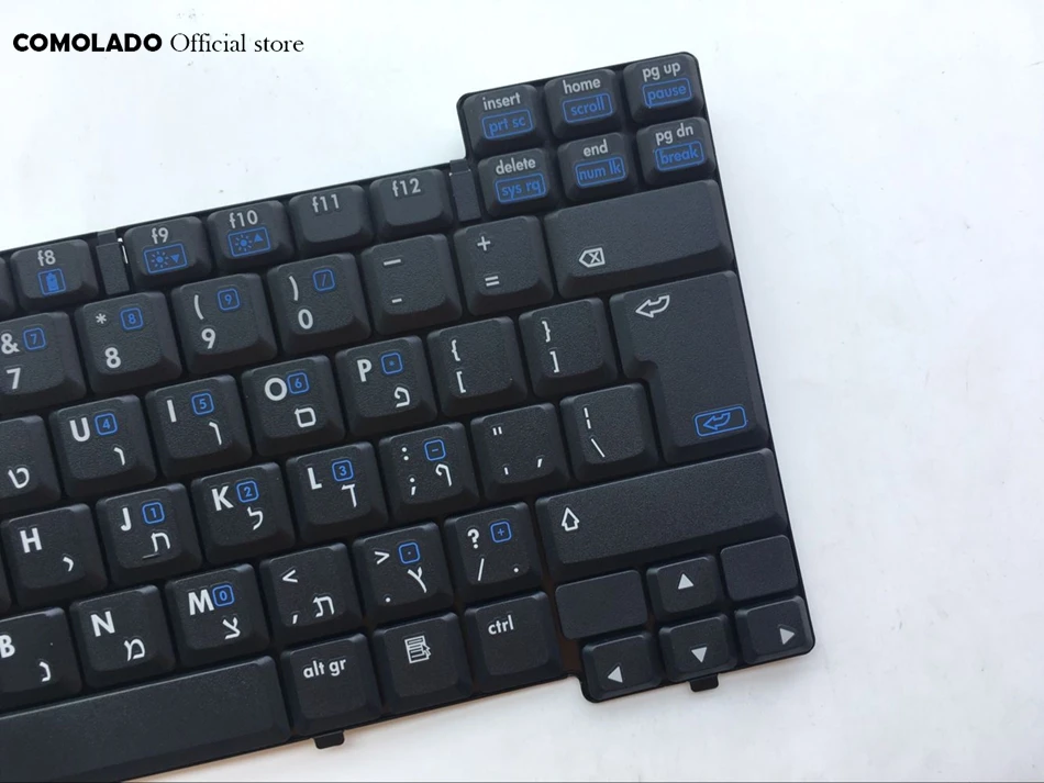 HB Hebrew Keyboard For HP NX6120 NC6210 NC6110 NC6120 NX6115 NX6110 black laptop keyboard  HB Layout (2)