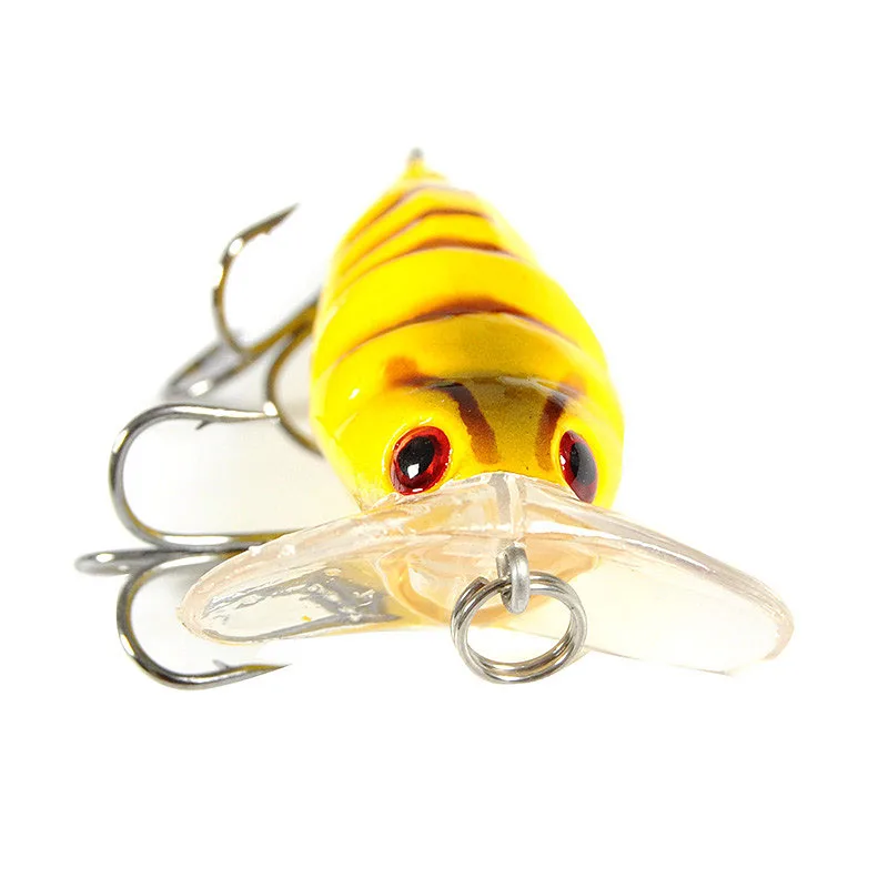 

6 Pieces/Lot Insects Shape Ocean Fishing Artificial Bait Artificial Fishing Lures Colourful Lifelike Leurre Peche VCX79 P15 0.15