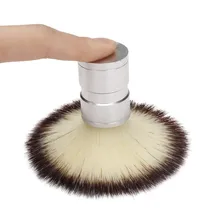 Профессиональное мужское удаление бороды для бритья портативная металлическая ручка Мужская Очищающая щетка Барсук кисточка для бритья щетины 50 шт