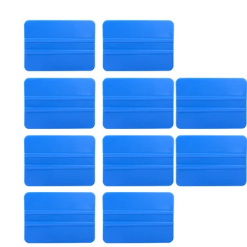 

EHDIS 10pcs Blue Card Carbon Fiber Squeegee Ice Scraper Car Wrap Vinyl Film Vehicle Install Tools Car Accessorizes Sticker Tool