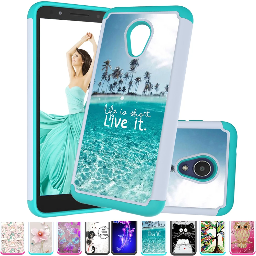 Гибридный жесткий чехол DAXING для Alcatel 1X Evolve / TCL LX IdealXtra 2018 Tetra s A30 | Мобильные