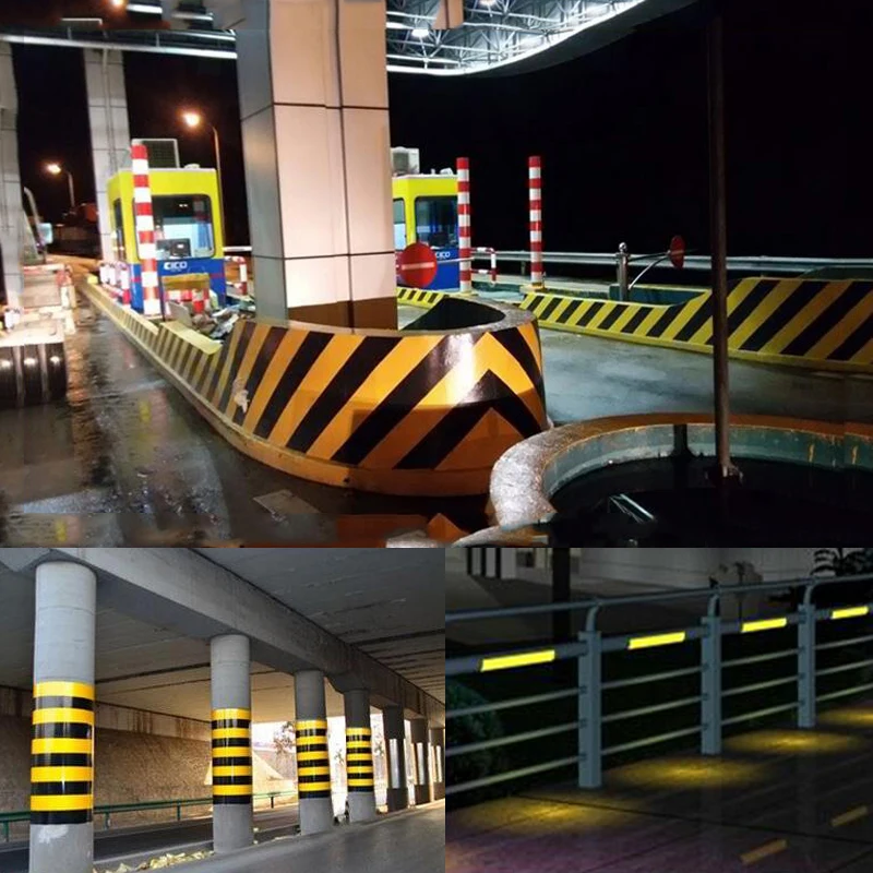 10cm width Safety Mark Reflective Tape Sticker Self Adhesive Warning Tape