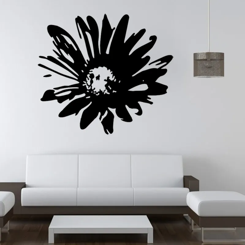 promotion daisy wall stickers creative art mural sticker home decal