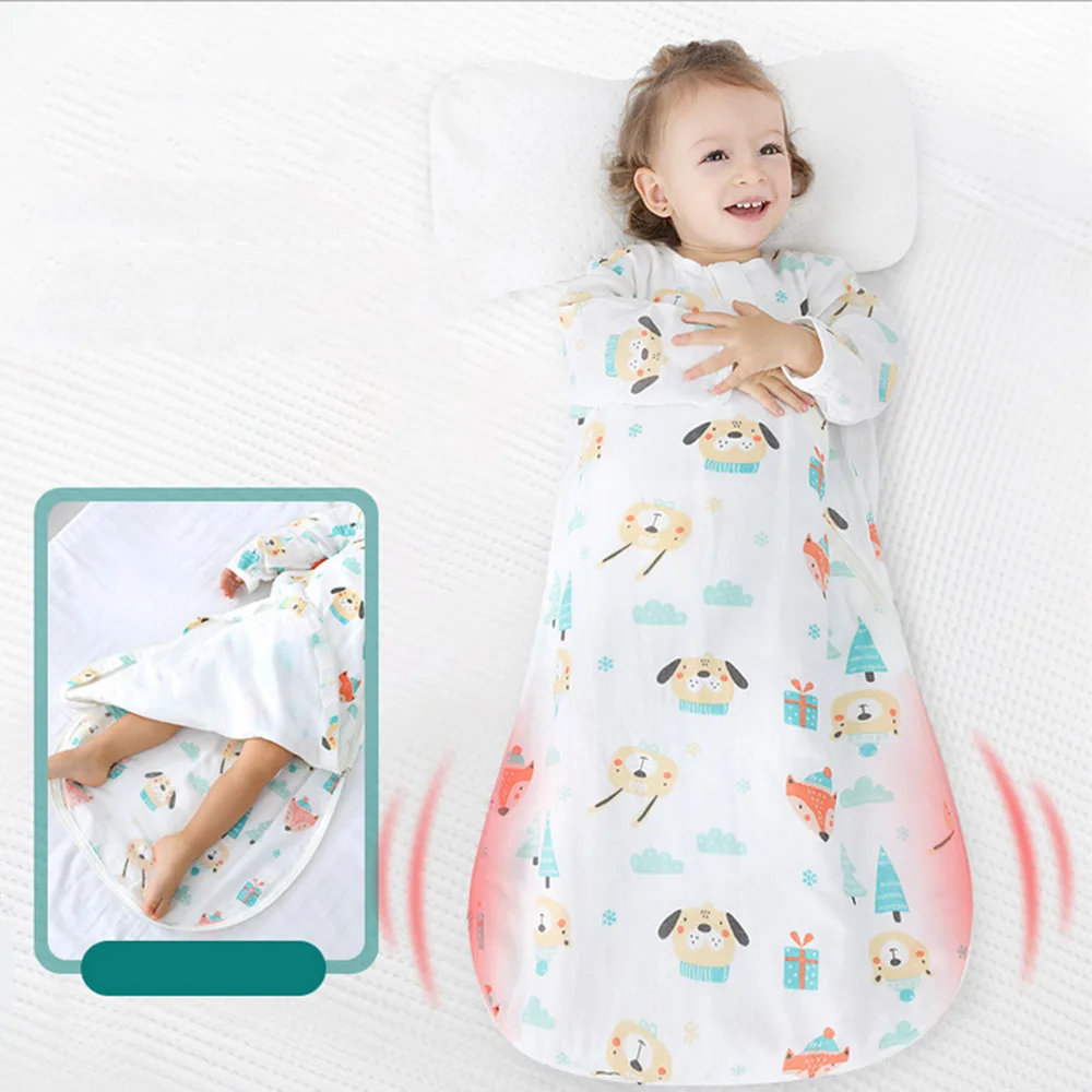 New Toddler Baby Infant Cotton Blankets Sleeper Gowns Wearable Blankets