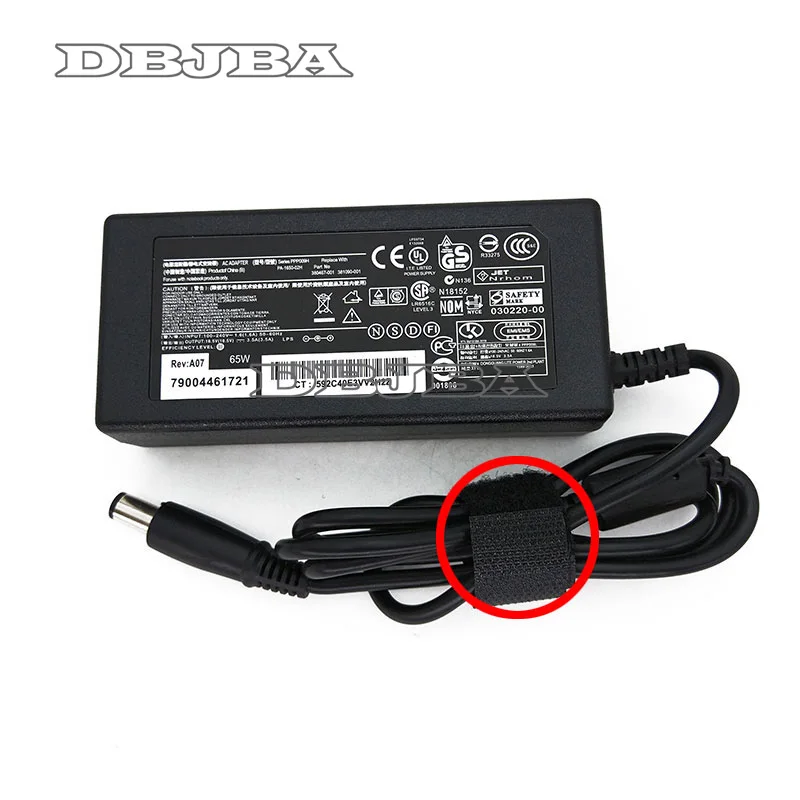18 5 V 3.5A 65W AC адаптер для ноутбука hp зарядное устройство HP Compaq 6910P 2230s DV5 DV6 DV7 DV4 G50 G60 N193