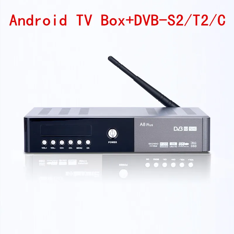 A8 плюс Поддержка DVB S2 T2 C Android комбо hi3796 Чипсет 1080 P 4 К Декодер каналов кабельного