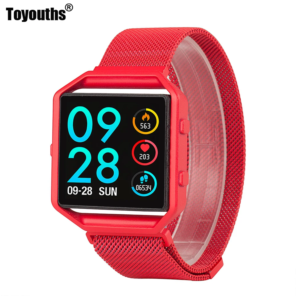 

For Fitbit Blaze Band With Metal Frame Milanese Loop Replacement Stainless Steel Bracelet Strap for Fitbit Blaze Large Small