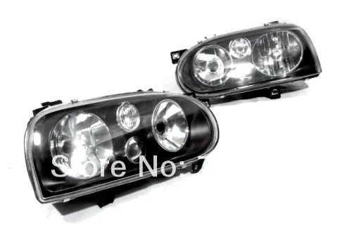 

MK4 Style Smoke Head Light For VW Golf MK3