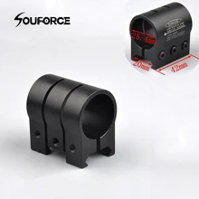 Тактический 25,4 мм прицел кольцо подходит Вивер Пикатинни 20 мм рейка для охотничьих аксессуаров