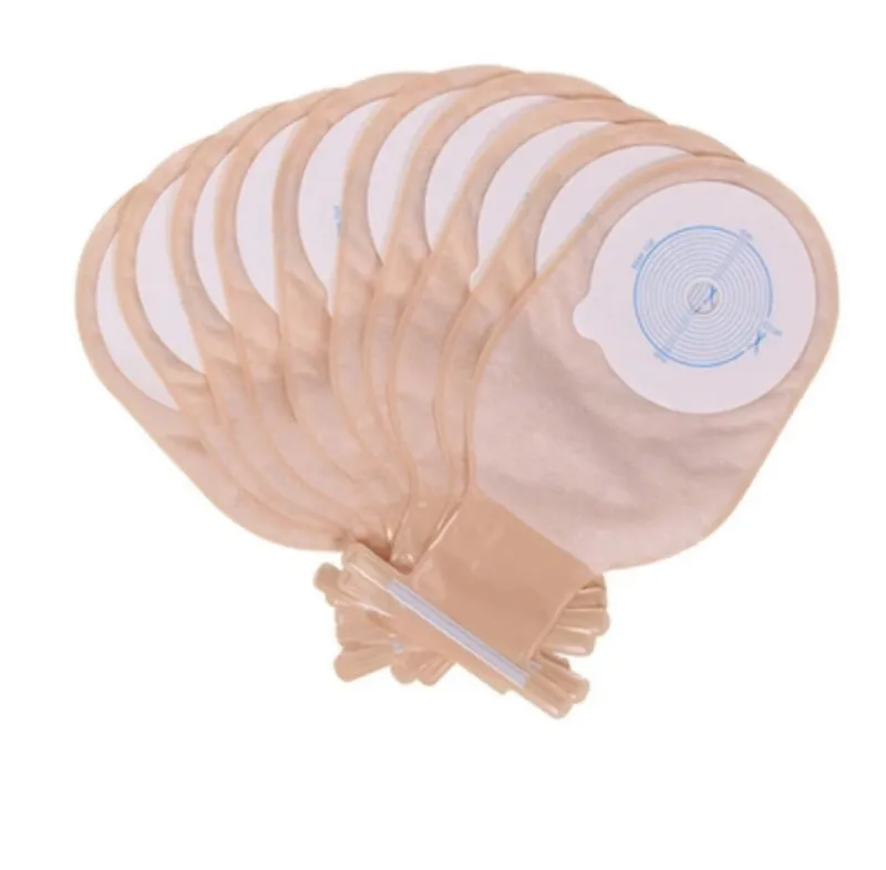 

10pcs/box Disposable Colostomy Bag Without Drainage Anti Allergy Breathable Feces Collection Fistula Bag For Surgery Stoma Care