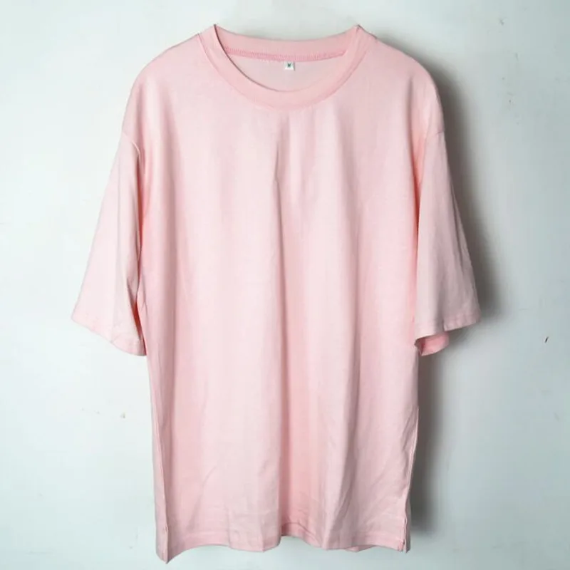 Pria DROP Bahu Besar Katun T Shirt Punk 