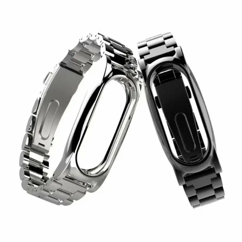 Kinganda новинка для Xiaomi Mi Band 2 магнит нержавеющая сталь роскошный ремешок на