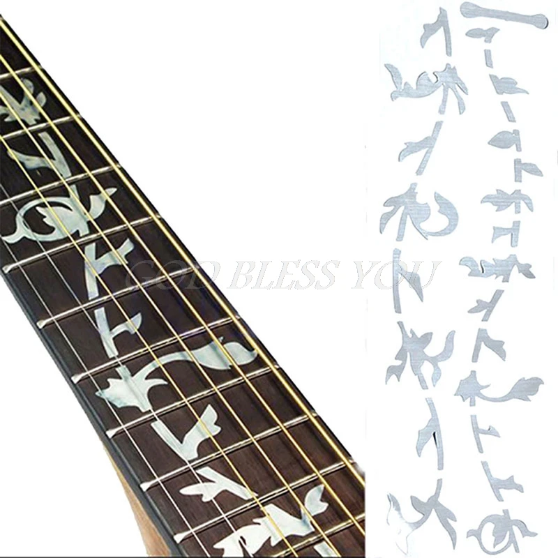 

Guitar Or Bass Tree Of Life Fretboard Silver Color Inlay Ultra Thin Sticker